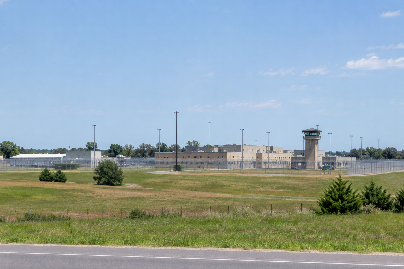 Correctional facility in rural Kansas